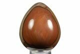 Polished Polychrome Jasper Egg - Madagascar #331721-1